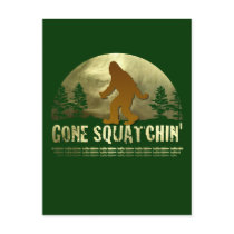 Gone Squatchin' Postcard