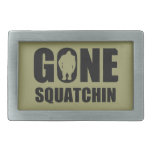 Gone Squatchin Rectangular Belt Buckle