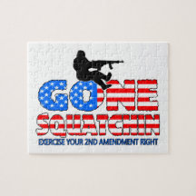 Gone Squatchin USA Jigsaw Puzzles