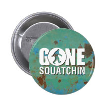 Gone Squatchin Vintage Buttons