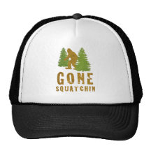 Gone Squatchin (Vintage) Mesh Hats