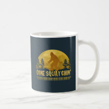 Gone Squatchin' (vintage sunset) Coffee Mug