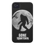 Gone Squatchin with moon and silhouette iPhone 4 Cover