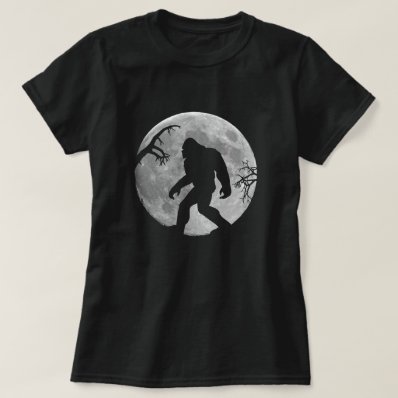 Gone Squatchin with moon and silhouette Shirt