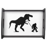 Gone Squatchin with T-rex Service Tray
