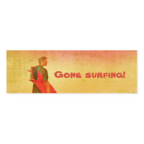 Gone surfing! Business / Contact Card business cards