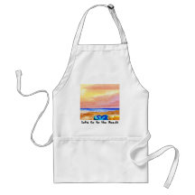 Gone Swimming Beach Baby - CricketDiane Ocean Art Aprons