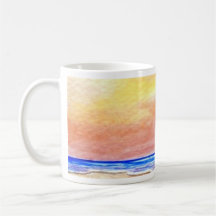 Gone Swimming Beach Baby - CricketDiane Ocean Art Mugs