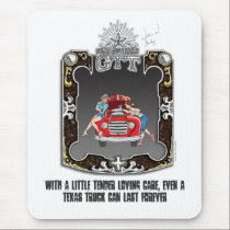 Gone to Texas Tender Loving Care Mousepad mousepads