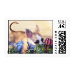 Gone to the dogs postage postage