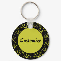 Gone with the Wind Template - Black keychains