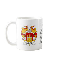 Gonzales Family Crest cup mugs by NemethArt Gonzales Family Crest cup mugs