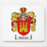GONZALES FAMILY CREST -  GONZALES COAT OF ARMS MOUSE MAT