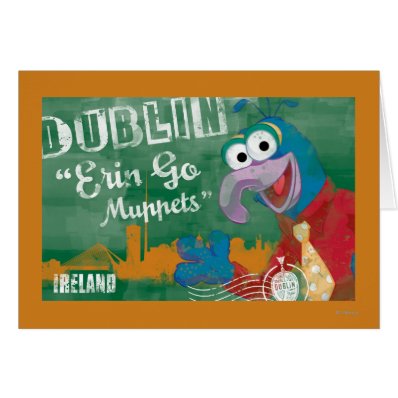 Gonzo - Dublin, Ireland Poster Card
