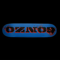 Gonzo Logo #2 - Skateboard (Blue) skateboards