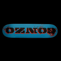 Gonzo Logo #2 - Skateboard (Teal) skateboards