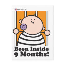 Goochicoo Been Inside Nine Months Postcards