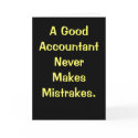 accountant Birthday card