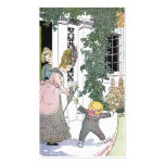 Good and bad visitors bookmark business cards