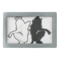 good angel bad angel belt buckles