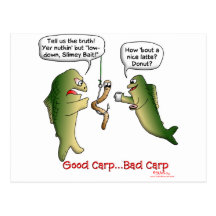 GOOD CARP, BAD CARP POSTCARDS