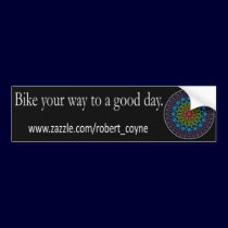 Good Day Bikes Bumper Sticker bumper stickers
