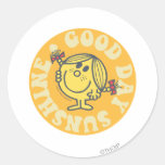 Good Day Sunshine Patch Round Stickers