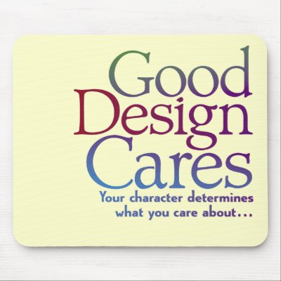Good Design Cares Mouse Pad by Chakham