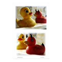 Good Duck Bad Duck Poster posters