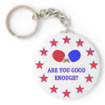 Good Enough Ping Pong Keychain