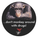 Good /Evil, ...don't monkey around with... stickers by Infinitymc Good /Evil, ...don't monkey around with... stickers