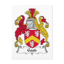 Good Family Crest postcards by coatsofarms Good Family Crest postcards