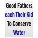 Good Fathers Teach Their Kids To Conserve Water Personalized Letterhead