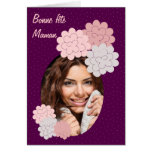 good festival mom flowers and photograph 11 plum card