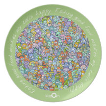 Good Food Happy Cells plate