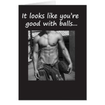 Good Footballer Greeting Card