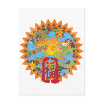 Good Fortune Dragons postcards