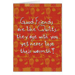 good friends greeting greeting card