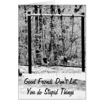 Good Friends humor card