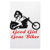 Good Girl Gone Biker  #007 stationery