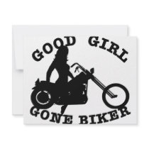 Good Girl Gone Biker  #012 Invite