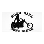Good Girl Gone Biker  #012 Photo Card Template