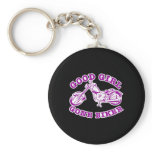 Good Girl Gone Biker 3 Black keychains