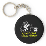 Good Girl Gone Biker Black keychains