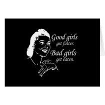 GOOD GIRLS BAD GIRLS T-shirt Cards