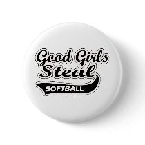 Good Girls Steal (black) Pinback Button