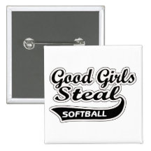 Good Girls Steal (black) Pinback Buttons