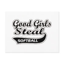 Good Girls Steal (black) Postcard