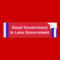 Good Government Bumper Sticker bumper stickers
