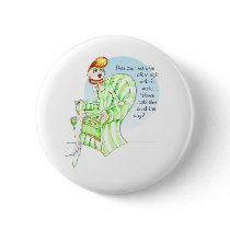 Good Hair Days Vanity Reflection Pinback Button